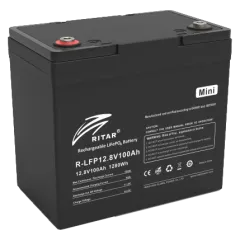 Ritar LiFePO4 12.8В 100А•ч Литиевая аккумуляторная батарея Ritar LiFePO4 12.8В 100А•ч Литиевая аккумуляторная батарея