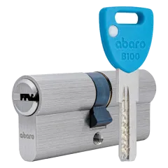 ABARO B100 80 (40*40) Циліндр нікель сатин 5 ключів ABARO B100 80 (40*40) Циліндр нікель сатин 5 ключів
