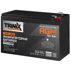 TRINIX SUPER CHARGE 9А•ч 12В Свинцово-кислотная аккумуляторная батарея TRINIX SUPER CHARGE 9А•ч 12В Свинцово-кислотная аккумуляторная батарея