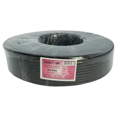 RG-58U (0.8СU+2.9PE+Al foil+64х0,12CCA) 5мм 100м Кабель коаксиальный RG-58U (0.8СU+2.9PE+Al foil+64х0,12CCA) 5мм 100м Кабель коаксиальный
