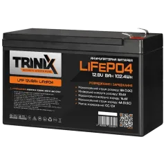 TRINIX LFP 12V8Ah LiFePo4 Акумуляторна батарея TRINIX LFP 12V8Ah LiFePo4 Акумуляторна батарея