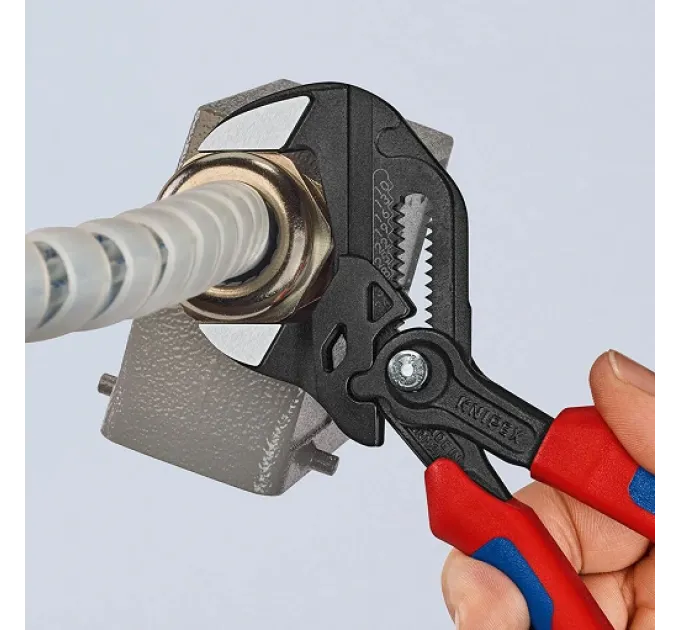 KNIPEX 86 02 180 Кліщі переставні-гайковий ключ