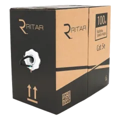 Ritar внутрішній КВП UTP CCA (4*2*0.5) 4p 24 AWG (100м) Кабель