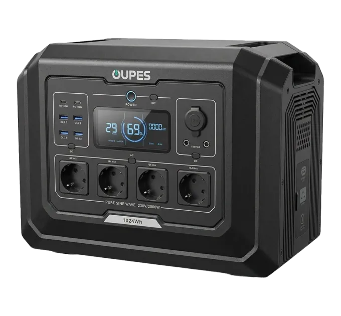 OUPES Mega 1 S1 2000Вт 1024Вт•г Портативна зарядна станція