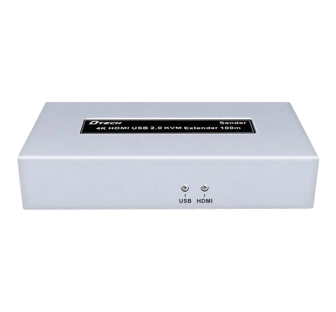Dtech DT-7051 4K HDMI и USB 2.0 KVM 100м Модуль удлинитель