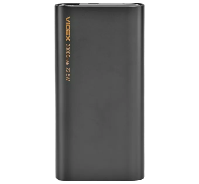 VIDEX VPB-320 22.5W Black 20000mAh Повербанк