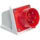 UEA 515 16А 380В 3P+Е+N IP44 Розетка стационарная настенная