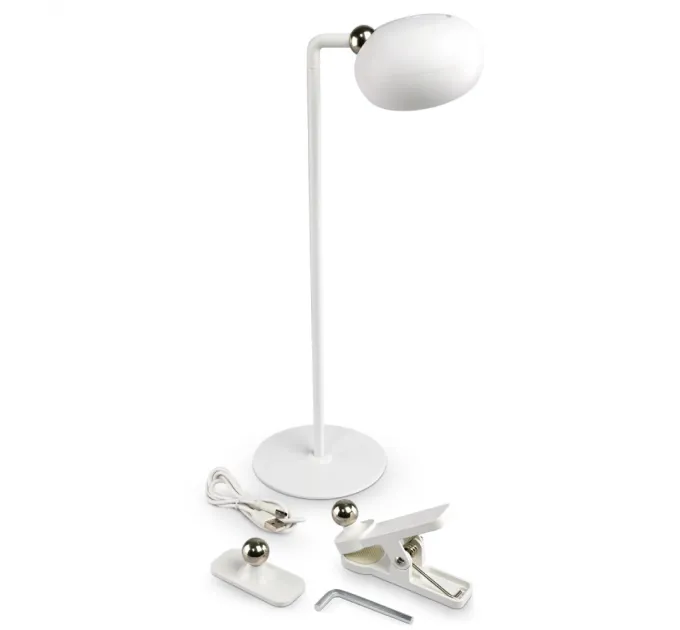 VIDEX VLE-TF18W 3W 3000-5500K 220V LED лампа настiльна з акумулятором