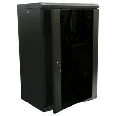 Hypernet WMNC-18U-FLAT- BLACK Шафа коммутаційна настінна 18U 600x450 розбірна Hypernet WMNC-18U-FLAT- BLACK Шафа коммутаційна настінна 18U 600x450 розбірна