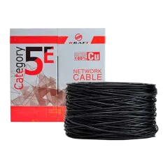 KRAFT UTP CAT5E 0.5 CCA Кабель биметалл наружный 305 м KRAFT UTP CAT5E 0.5 CCA Кабель биметалл наружный 305 м