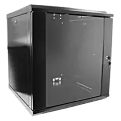 Hypernet WMNC66-12U-FLAT-BLACK 12U 600x600 Шафа коммутаційна настінна розбірна