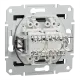 Schneider Electric EPH4400171 Asfora Розетка комп'ютерна антрацит, пластик, для врізного монтажу