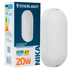 ENERLIGHT NIKA Светильник светодиодный 20Вт 5000К IP65 с датчиком движения