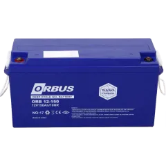 ORBUS CG12150 150A•ч 12В гелевая Свинцово-кислотная аккумуляторная батарея ORBUS CG12150 150A•ч 12В гелевая Свинцово-кислотная аккумуляторная батарея