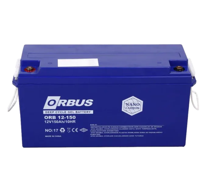 ORBUS CG12150 150A•ч 12В гелевая Свинцово-кислотная аккумуляторная батарея