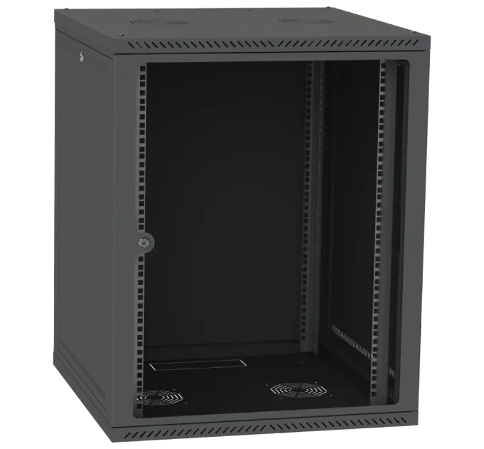 IPCOM 15U 600x600 Шкаф телекоммуникационный двери стекло (черный) IPCOM 15U 600x600 Шкаф телекоммуникационный двери стекло (черный)