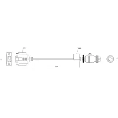AE-MC9294-0.2(16M8A to DB15/F) Кабель