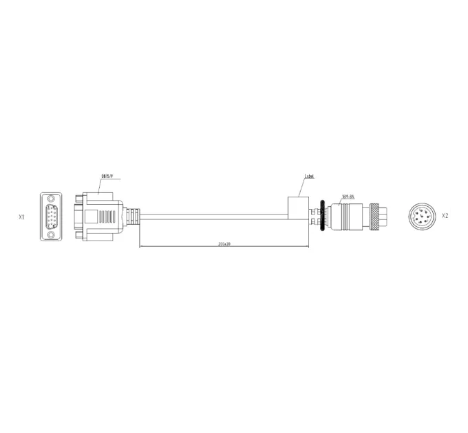 AE-MC9294-0.2(16M8A to DB15/F) Кабель