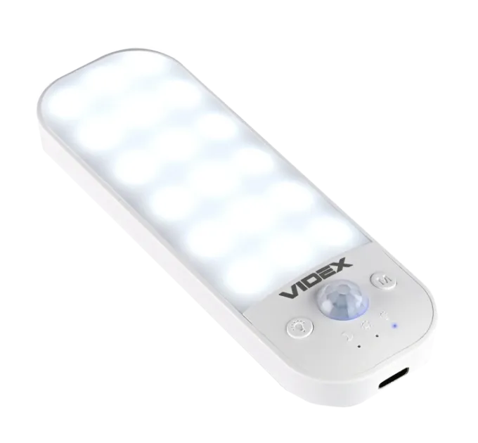 VIDEX VL-NL014W-S Світильник LED акумуляторний з датчиком руху