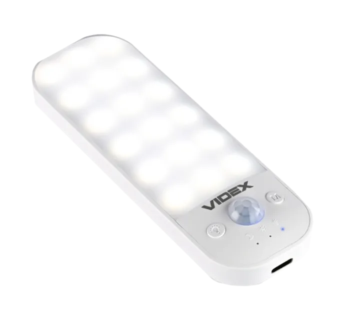 VIDEX VL-NL014W-S Світильник LED акумуляторний з датчиком руху