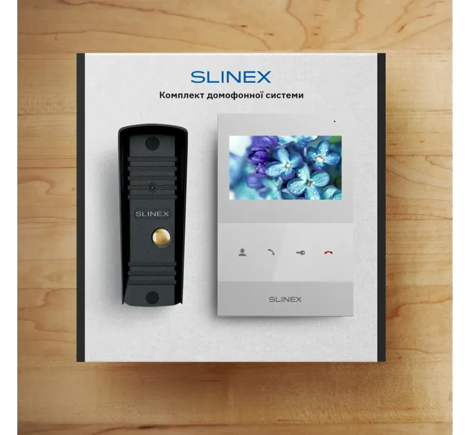 Slinex SQ-04(White)+ML-16ND(Black) Комплект видеовідомофона