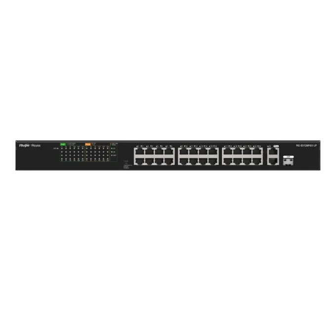 Ruijie Reyee RG-ES126FGS-LP PoE Комутатор 26 портів некерований