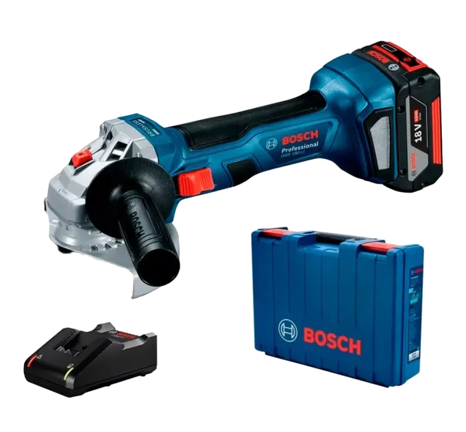 Bosch Professional GWS 180-LI (06019H9025) Аккумуляторная угловая шлифмашина Bosch Professional GWS 180-LI (06019H9025) Аккумуляторная угловая шлифмашина