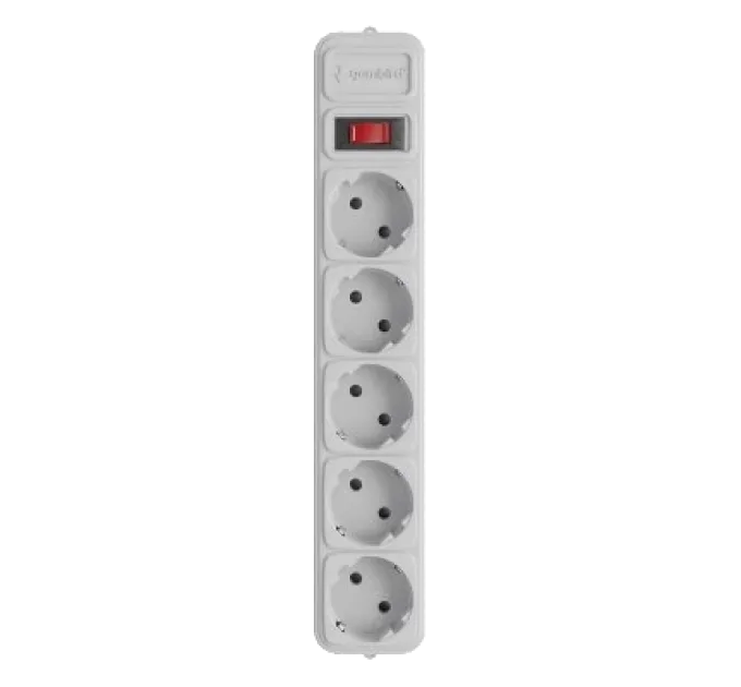 Gembird SPG5-X-6G Мережевий фільтр для ДБЖ (UPS) 1.8 м кабель 5 розеток