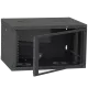 IPCOM СН-4U-060х035-ДС-9005 Шафа телекомунікаційна скло (RAL9005)