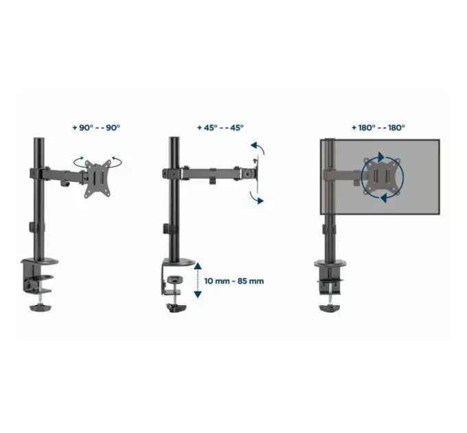 Gembird MA-D1-03 17-32" 9 кг Кронштейн для монітора