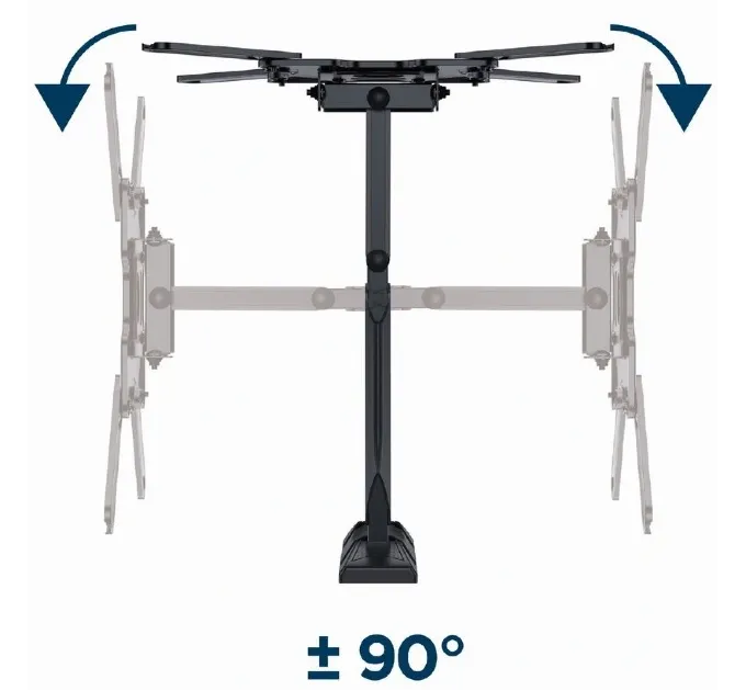 Gembird WM-55ST-01 32-55" 32 кг Кронштейн для телевизора