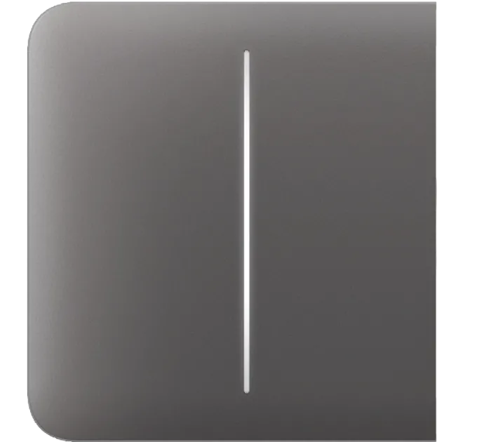 Ajax SideButton (2-gang) [55] grey Кнопка