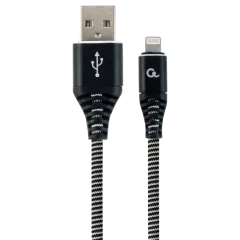 Cablexpert CC-USB2B-AMLM-1M-BW USB A - Lightning 1м Кабель
