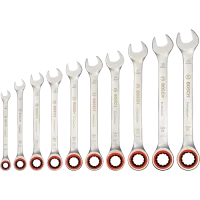 Bosch Professional (1600A02AU0) 10 шт Набор ключей комбинированных