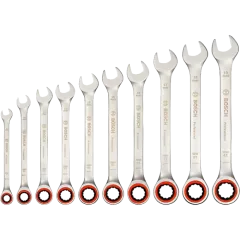 Bosch Professional (1600A02AU0) 10 шт Набір ключів комбінованих Bosch Professional (1600A02AU0) 10 шт Набір ключів комбінованих