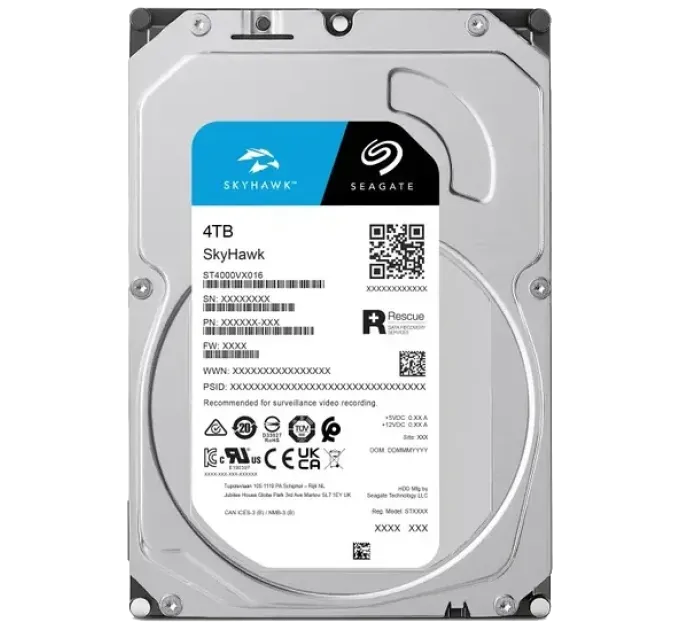 SEAGATE SkyHawk ST4000VX016 4Тб Жесткий диск внутренний SEAGATE SkyHawk ST4000VX016 4Тб Жесткий диск внутренний