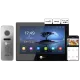 Neolight ALPHA Hybrid Black + PRIME FHD Silver з кутком Комплект відеодомофону