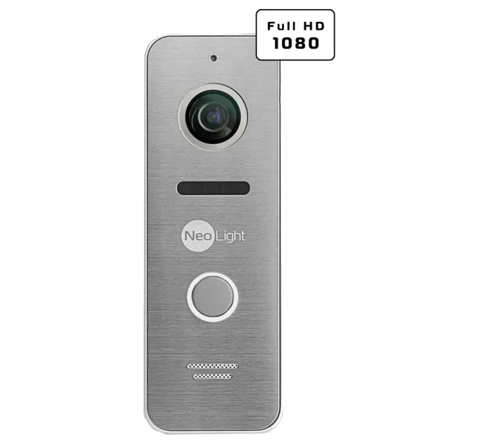 Neolight ALPHA Hybrid Black + PRIME FHD Silver з кутком Комплект відеодомофону
