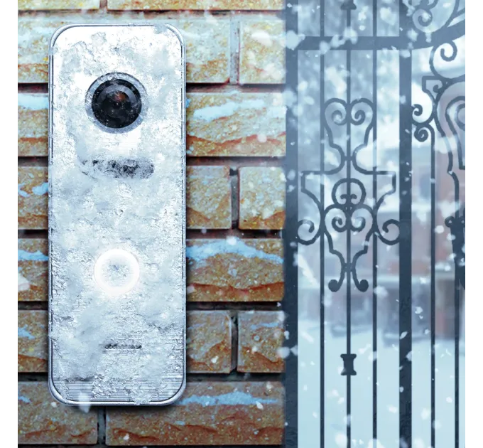Neolight ALPHA Hybrid Black + PRIME FHD Silver з кутком Комплект відеодомофону