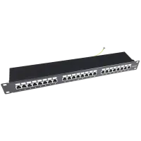 24 порта 1U 19" модульна (без модулів) STP патч-панель EServer