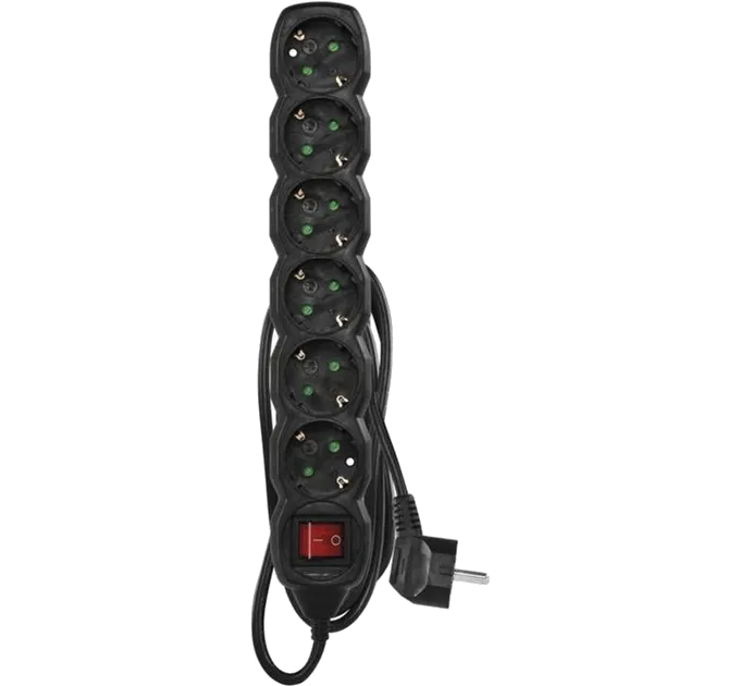 EMOS PC1621R 6 розетки 1.5 м Сетевой удлинитель EMOS PC1621R 6 розетки 1.5 м Сетевой удлинитель