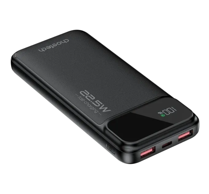 Choetech B728 10 000мА•ч Black Повербанк