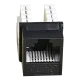EPNew 6KTVM-U0BK Модуль KeyStone RJ45 UTP, кат. 6, 110, Slim, W – 16.6 мм, черный