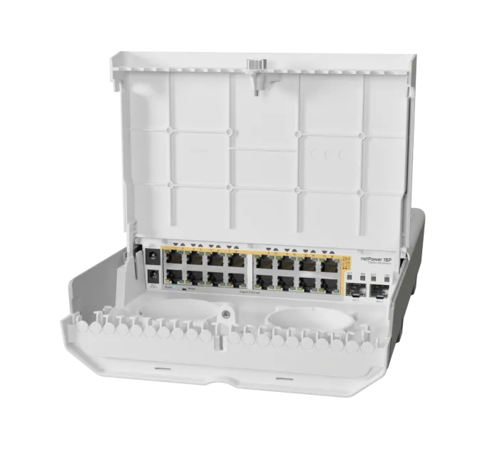 MikroTik CRS318-16P-2S+OUT PoE Коммутатор 16 портов управляемый