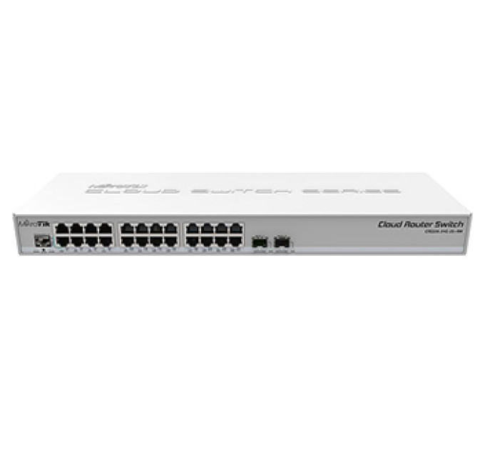 MikroTik CRS326-24G-2S+RM L2 Коммутатор 24 порта управляемый MikroTik CRS326-24G-2S+RM L2 Коммутатор 24 порта управляемый