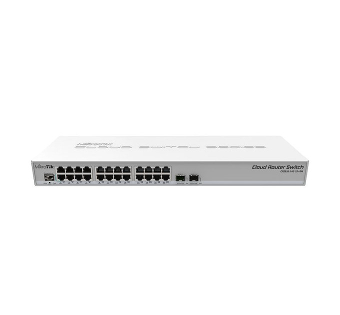 MikroTik CRS326-24G-2S+RM L2 Коммутатор 24 порта управляемый