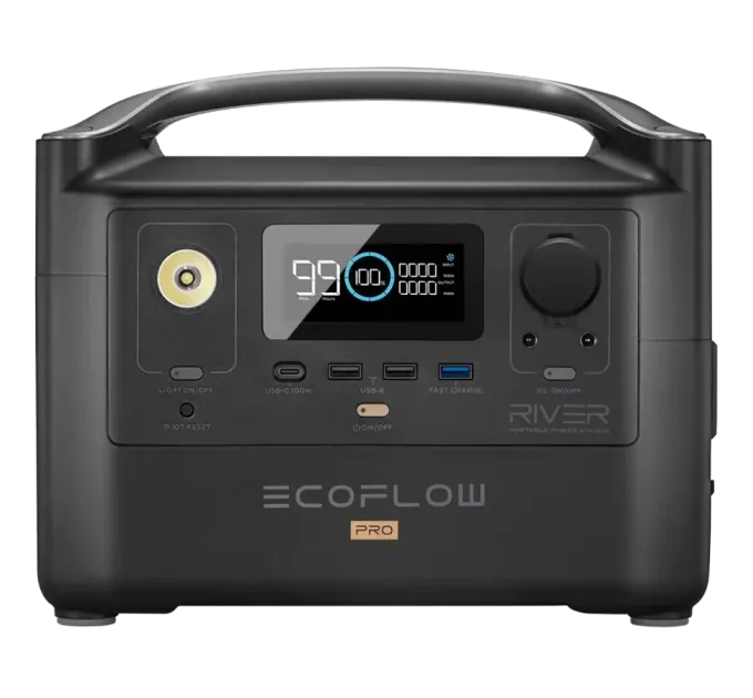 EcoFlow RIVER Pro 600Вт Портативный источник питания EcoFlow RIVER Pro 600Вт Портативный источник питания