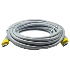 Merlion V-Link High Speed 15.0m, v2,0, OD-8.2mm Кабель HDMI-HDMI, круглый Grey, коннектор Grey/Yellow Merlion V-Link High Speed 15.0m, v2,0, OD-8.2mm Кабель HDMI-HDMI, круглый Grey, коннектор Grey/Yellow