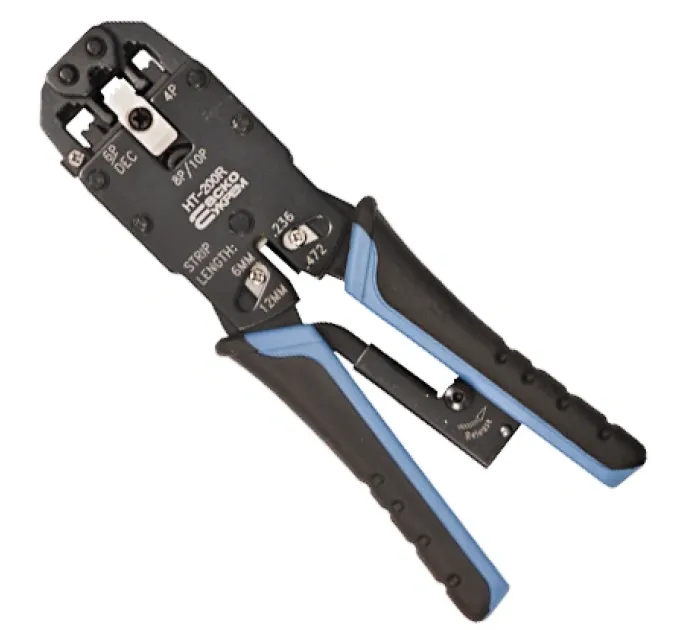 HT-200R (01102) Інструмент для обтискання RJ-45 (8P8C) та RJ-12/11 (6P6C)
