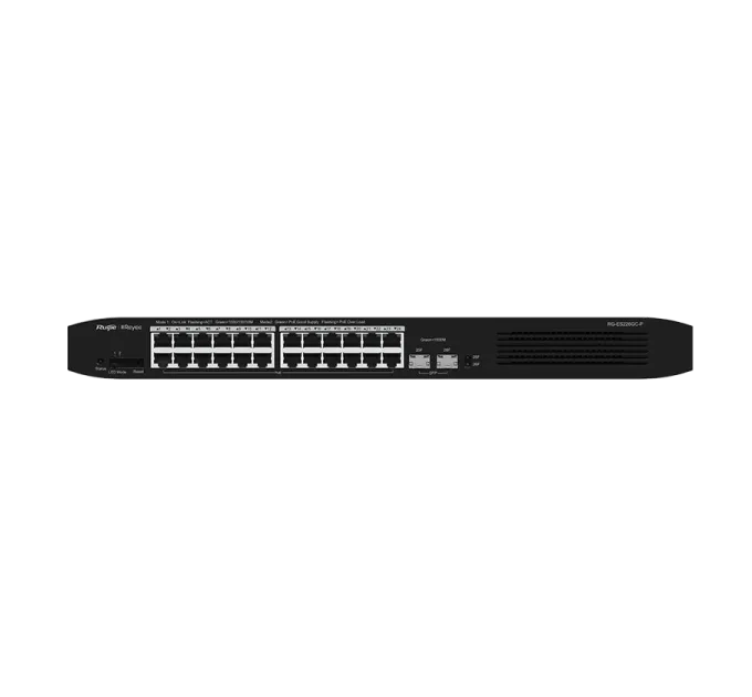 Ruijie RG-ES226GC-P 26-портовый гигабитный интеллектуальный POE коммутатор Ruijie RG-ES226GC-P 26-портовый гигабитный интеллектуальный POE коммутатор